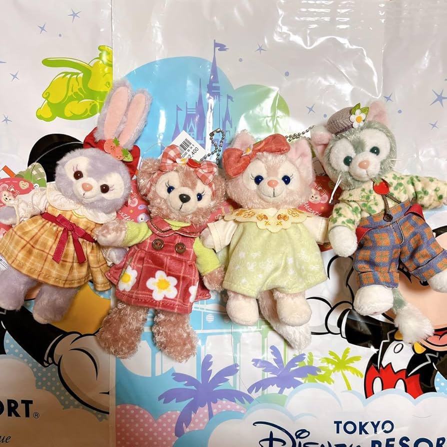 ストロベリーギフト　ぬいぐるみバッジ ストロベリーギフトぬいぐるみバッチ4点セット